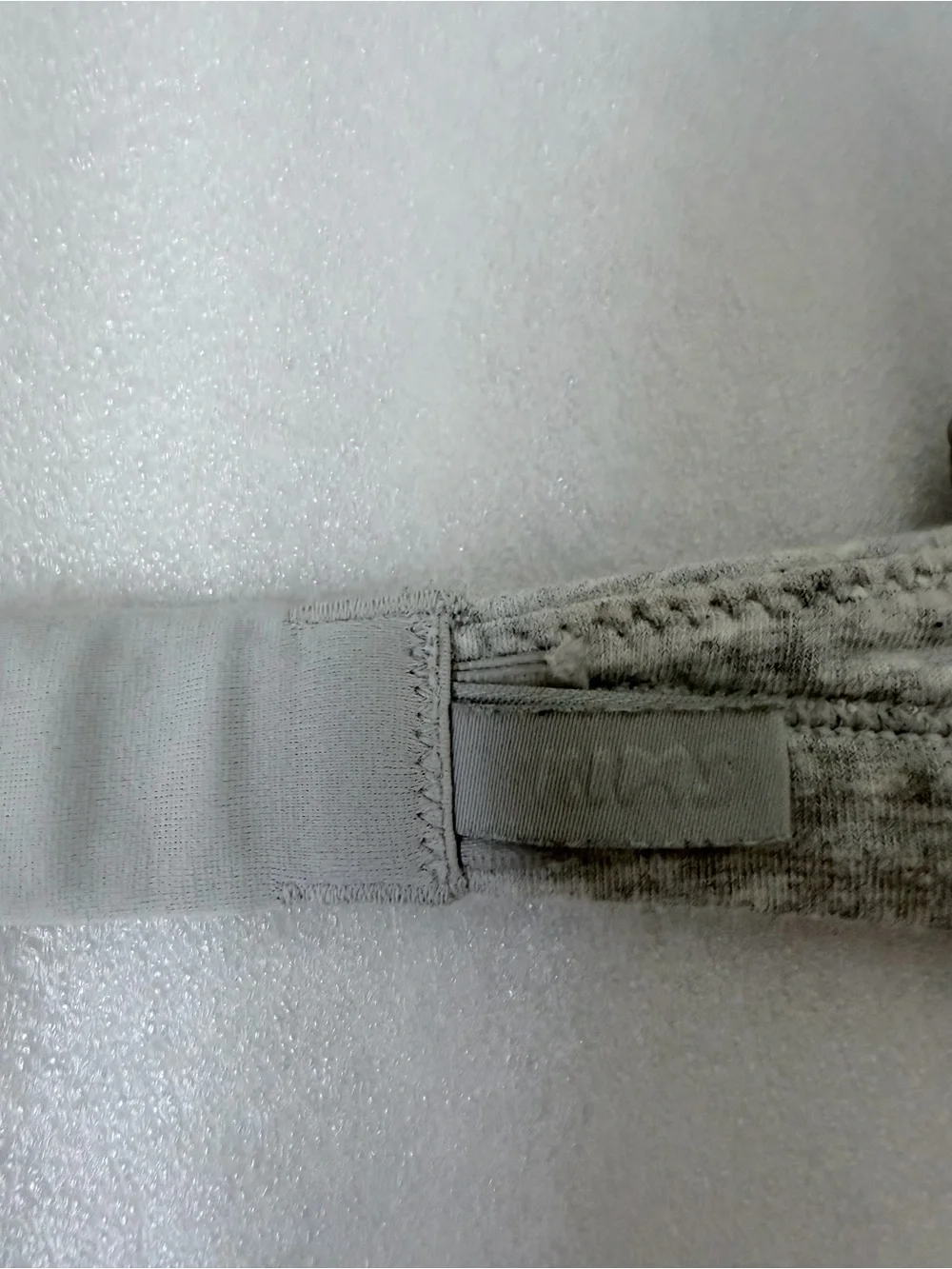 Skims Grey Cotton Jersey Triangle Bra - Picture 2 of 7
